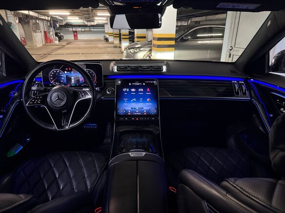 2021 Mercedes-Benz S-Класс 450 Long 4MATIC VII (W223), чёрный, 10000000 рублей - вид 7