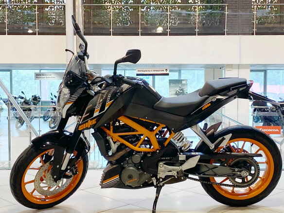 2014 KTM 390 Duke, чёрный - вид 1