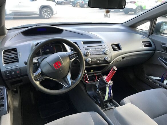 2008 Honda Civic VIII, чёрный, 640000 рублей - вид 9