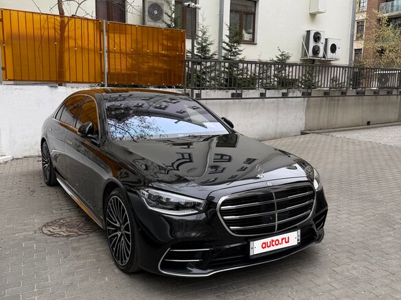 2021 Mercedes-Benz S-Класс 450 Long 4MATIC VII (W223), чёрный, 10000000 рублей - вид 1