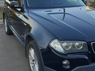 2008 BMW X3 20i I (E83) Рестайлинг, чёрный, 800000 рублей, вид 2