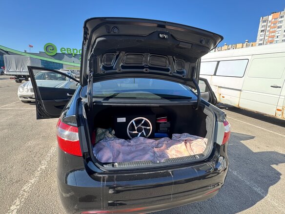 2013 Kia Rio III, чёрный, 746421 рублей - вид 3