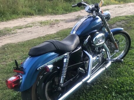 2005 Harley-Davidson Sportster 1200, голубой, 606000 рублей, вид 4