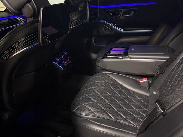 2021 Mercedes-Benz S-Класс 450 Long 4MATIC VII (W223), чёрный, 10000000 рублей - вид 8