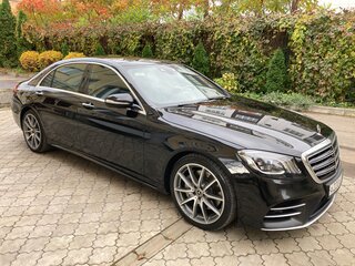 2018 Mercedes-Benz S-Класс 400 d Long VI (W222, C217) Рестайлинг, чёрный, 4500000 рублей, вид 3