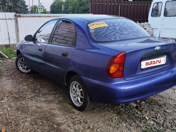 2006 Chevrolet Lanos I, синий, 185000 рублей - вид 1