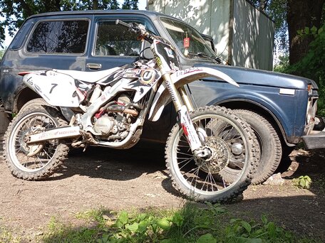 2007 Honda CRF 250R, белый, 230000 рублей, вид 2