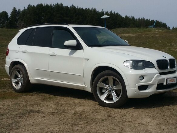 2009 BMW X5 35d II (E70), белый, 2250000 рублей - вид 9