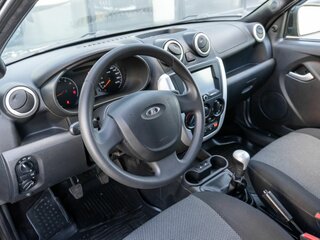 2014 Lada (ВАЗ) Granta I, чёрный, 399540 рублей, вид 5