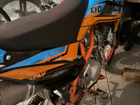 2023 Kayo Evolution YX125EM, оранжевый, 68000 рублей - вид 1