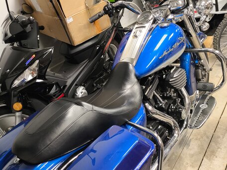 2010 Harley-Davidson Road King, синий, 920000 рублей, вид 3