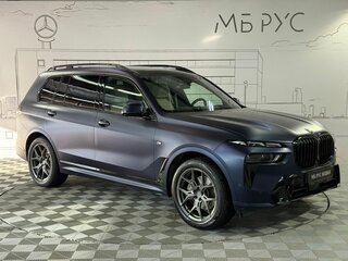2022 BMW X7 40d I (G07) Рестайлинг, синий, 10550000 рублей, вид 4