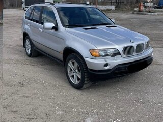 2001 BMW X5 4.4i I (E53), серебристый, 850000 рублей, вид 1