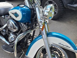 2000 Harley-Davidson Heritage, голубой, 590000 рублей, вид 3