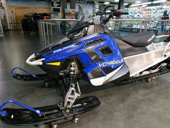 2019 Polaris 550 Voyageur 155, синий - вид 3