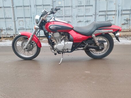2002 Kawasaki EL125 Eliminator, красный, 200000 рублей, вид 2