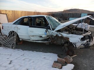 1995 Audi A6 I (C4), белый, 80000 рублей, вид 1