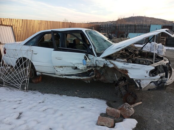 1995 Audi A6 I (C4), белый, 80000 рублей