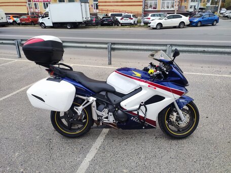 2007 Honda VFR 800, синий, 570000 рублей, вид 1
