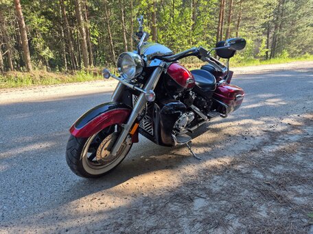 2007 Yamaha Royal Star, красный, 750000 рублей, вид 3