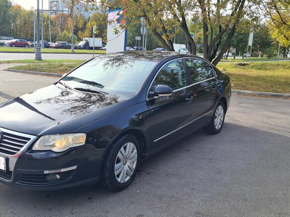 2008 Volkswagen Passat B6, чёрный, 750000 рублей