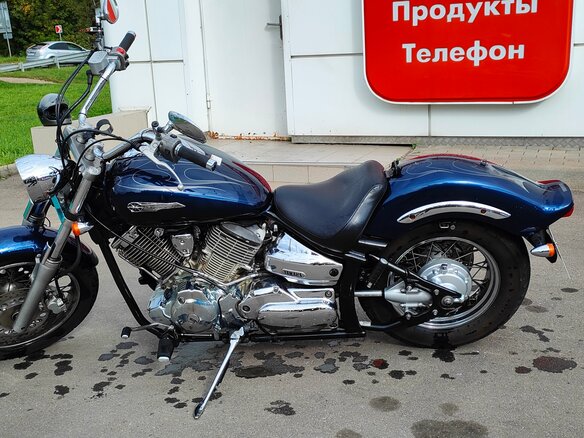 2009 Yamaha XVS1100, синий, 440000 рублей - вид 5