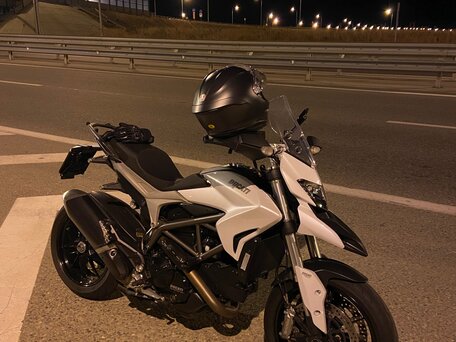 2014 Ducati Hyperstrada, белый, 750000 рублей, вид 3