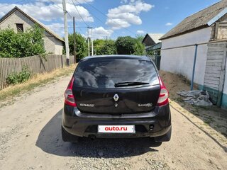 2010 Renault Sandero I, чёрный, 450000 рублей, вид 2