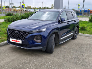 2019 Hyundai Santa Fe IV, синий, 2700000 рублей, вид 3