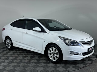 2016 Hyundai Solaris I Рестайлинг, белый, 950000 рублей, вид 3