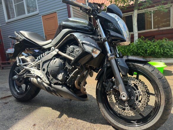 2010 Kawasaki ER-4N, чёрный, 385000 рублей - вид 3