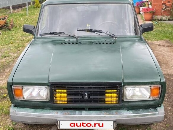 1998 Lada (ВАЗ) 2107, зелёный, 100000 рублей