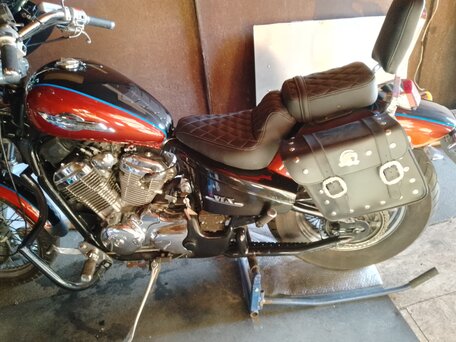 1998 Honda Steed 400, чёрный, 290000 рублей, вид 1