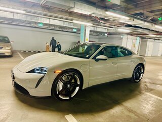 2022 Porsche Taycan I, серый, 7850000 рублей, вид 3