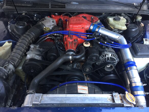 1992 Ford Thunderbird X (Super Birds), синий - вид 5