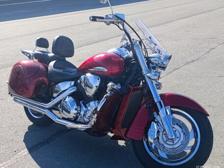 2005 Honda VTX 1800, красный, 800000 рублей, вид 4