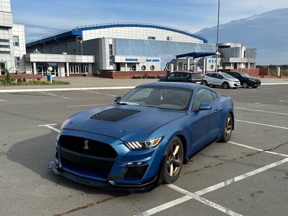 2016 Ford Mustang VI, синий, 1250000 рублей