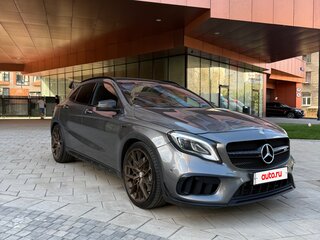 2017 Mercedes-Benz GLA AMG 45 AMG I (X156) Рестайлинг, серый, 2100000 рублей, вид 3