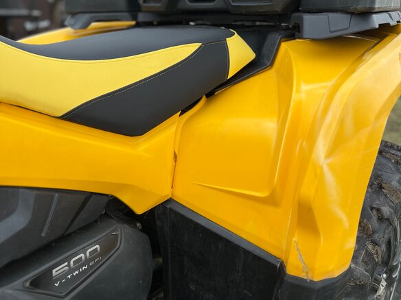 2013 BRP Can-Am Outlander 500, жёлтый, 790000 рублей - вид 16