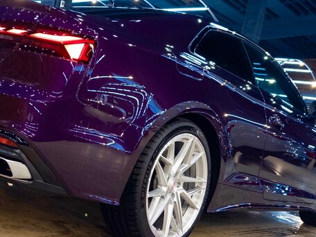2021 Audi A5 45 TFSI II (F5) Рестайлинг, фиолетовый, 4750000 рублей, вид 2