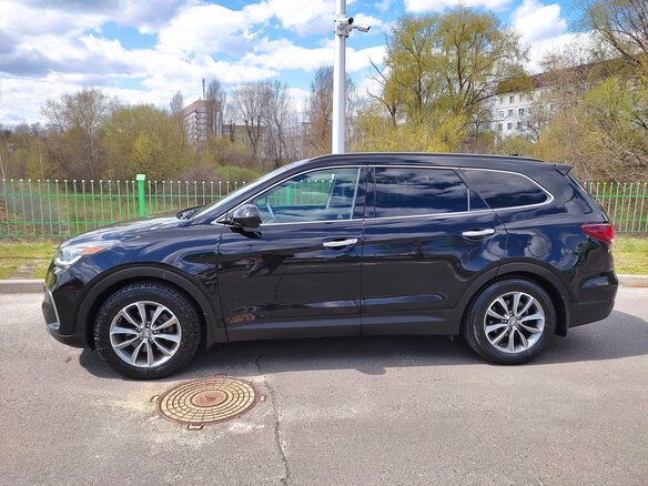 2018 Hyundai Santa Fe Grand III Рестайлинг, чёрный, 2106730 рублей - вид 6