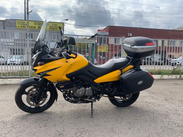 2008 Suzuki V-Strom DL 650, жёлтый, 650000 рублей - вид 3