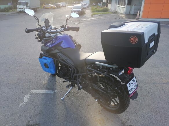 2014 Triumph Tiger 800, синий, 610000 рублей - вид 3