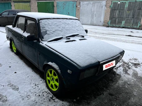 1999 Lada (ВАЗ) 2107, зелёный, 170000 рублей, вид 5