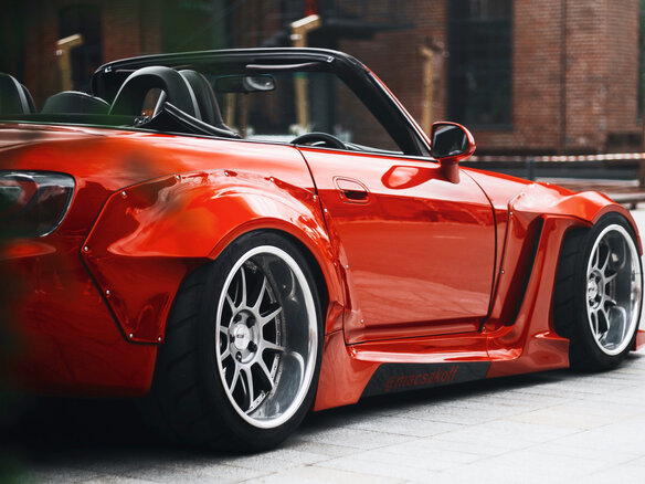 2001 Honda S2000 I (AP1), красный