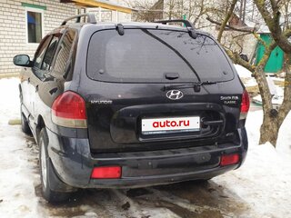 2008 Hyundai Santa Fe Classic Classic, чёрный, 650000 рублей, вид 4
