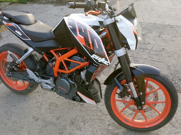2013 KTM 390 Duke, белый, 260000 рублей - вид 1