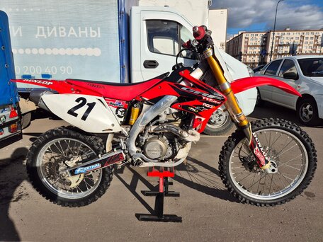 2008 Honda CRF 450R, красный, 320000 рублей, вид 1