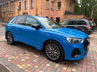2019 Audi Q3 35 TFSI II (F3), синий, 2400000 рублей, вид 3
