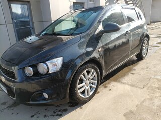 2012 Chevrolet Aveo II, чёрный, 530000 рублей, вид 1